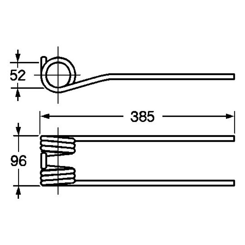 150296KR - Dinte grebla Fella 150.296