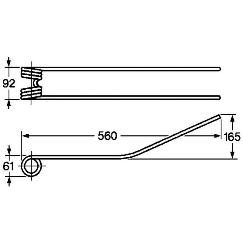 160313KR - Dinte grebla Fella 160.313