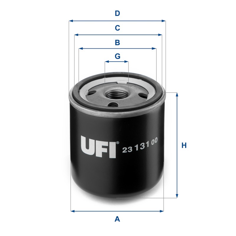 23.131.00 - Filtru ulei W712/2, W712/21, W712/43, P550335, P551132, LF3335, LF16011, H90W02, H90W06, S8540R, SO434, XO168, XO22, ZP557B, ZP3425, DO217