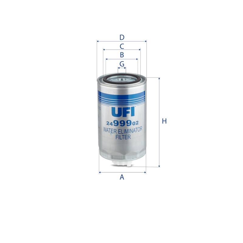 24.999.02 - Filtru combustibil WK950/19, S2999NR, XN325B, ZP3070F