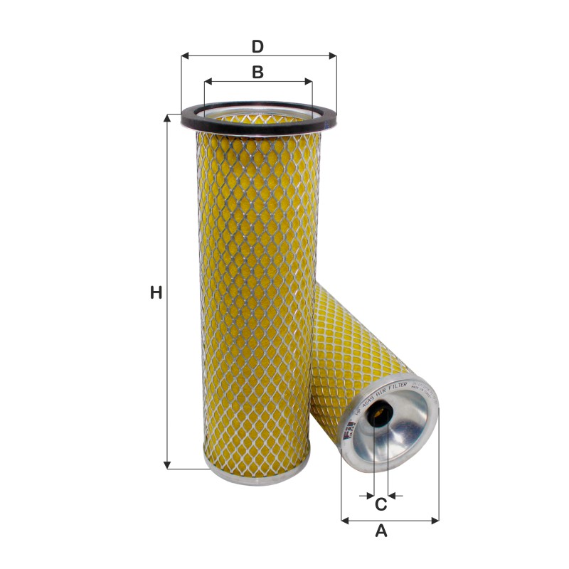 HP4549 - Filtru aer secundar P607343, AF25303, SA16082, SL8377, XA1682