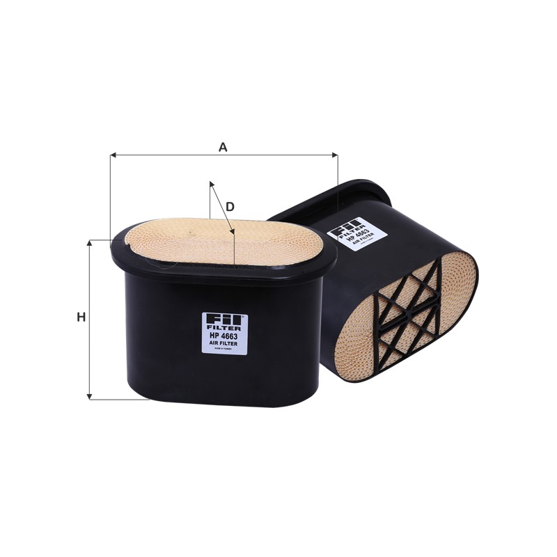 HP4663 - Filtru aer CP25150, P608533, AF26656, SA16448, P60-8533, XA853