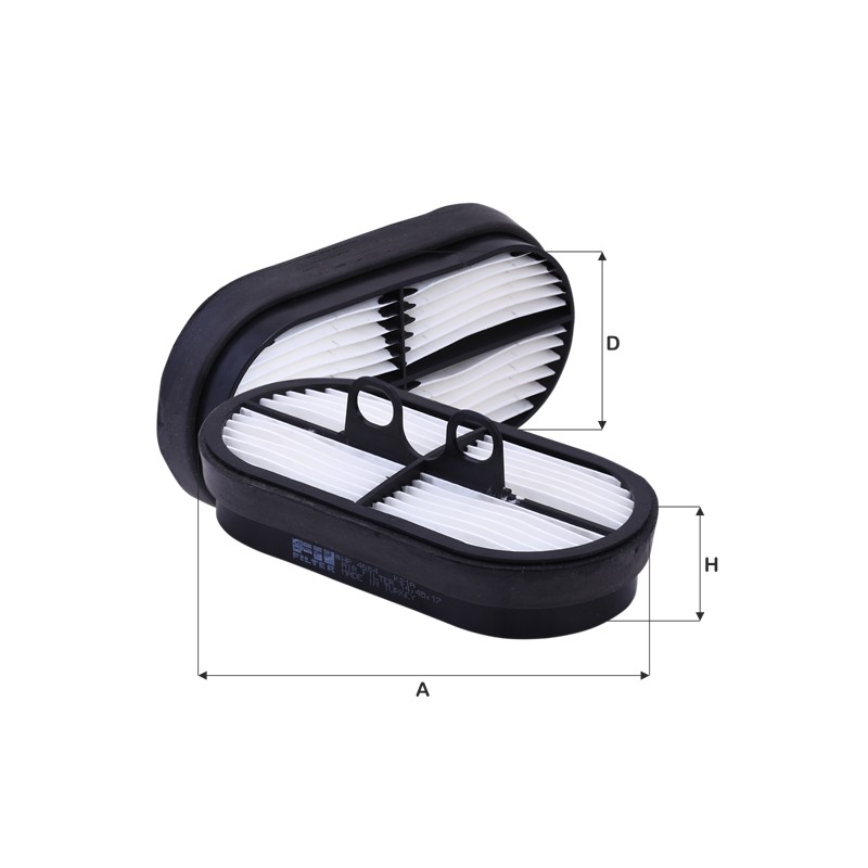 HP4664 - Filtru aer secundar CF2120, P600975, AF26655, SA16449, P60-0975, XA975