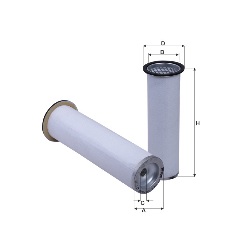 HP656C - Filtru aer secundar CF9002x, P775457, AF25978, SA14115, P77-5457, XA1319, MA583