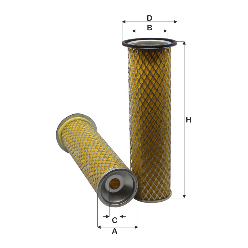 HP709 - Filtru aer secundar CF840, P126984, AF1839, SA11789, P12-6984, XA1233, MA553