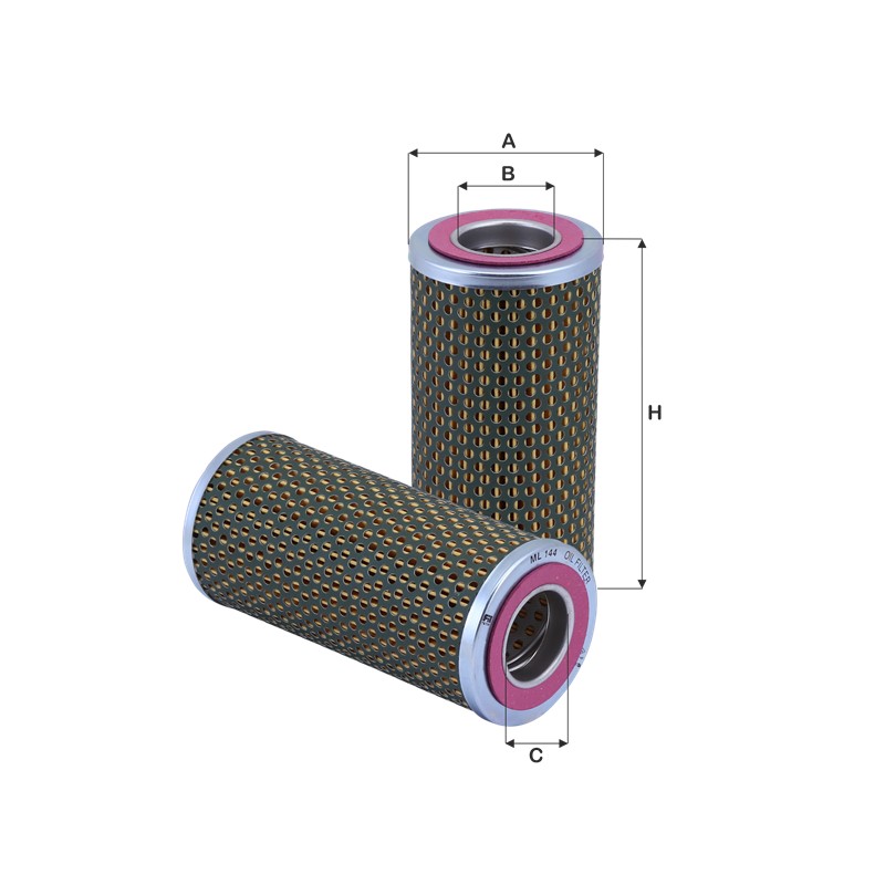 ML144 - Filtru ulei 25.407.01, H712, H827/1N, H827/99, P550183, LF594, P177, S1080PO, SO1594, SO1205, XO5, ML013/A