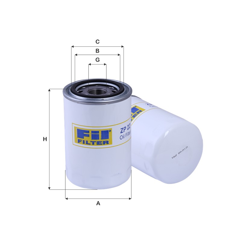 ZP22 - Filtru ulei W940/34, P558616, LF3345, SO3345, SP4510, XO408