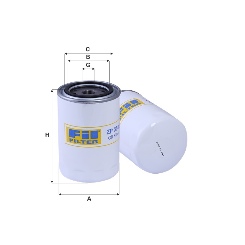 ZP3502 - Filtru ulei 23.102.02, W940/24, W940/27, P554403, LF701, H17W06, BT216, S9400R, SO404, FT4863, SP4400, XO277, DO225/B