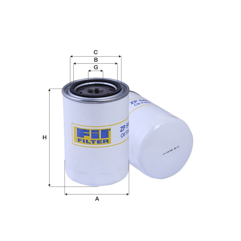 ZP549 - Filtru ulei 23.113.00, W940/37, H17W23, B281, S4300R, XO145, DO259